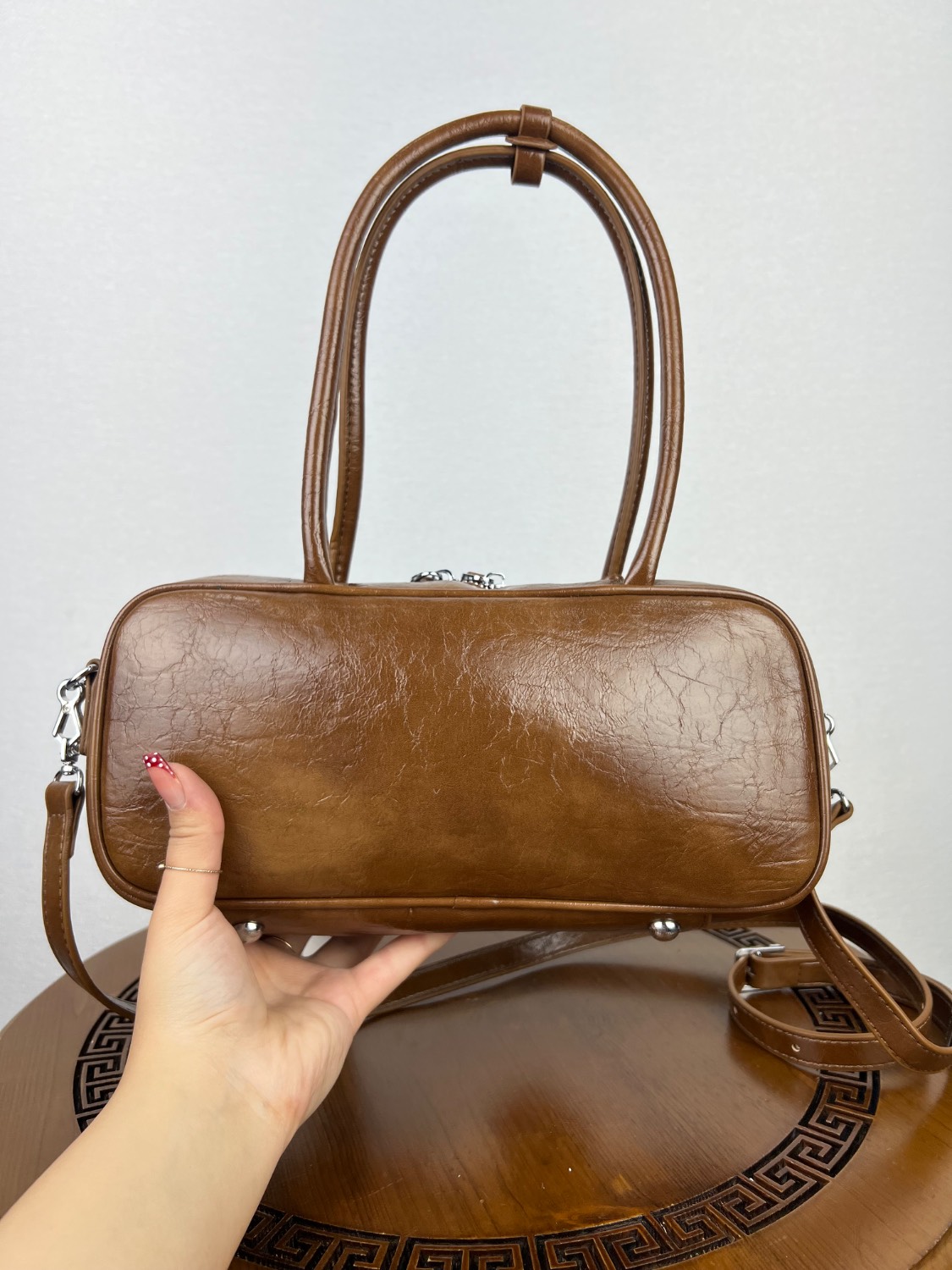 کیف برند LOHASYS (miu miu) رنگ قهوه ای - Image 2
