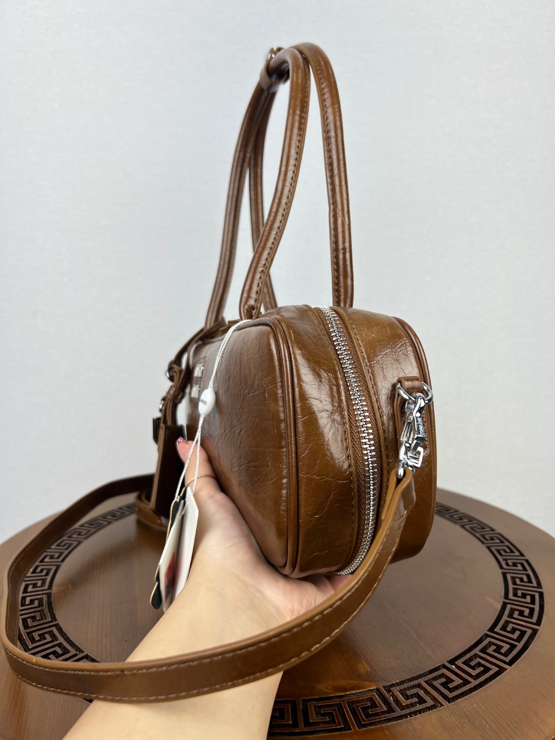 کیف برند LOHASYS (miu miu) رنگ قهوه ای - Image 4