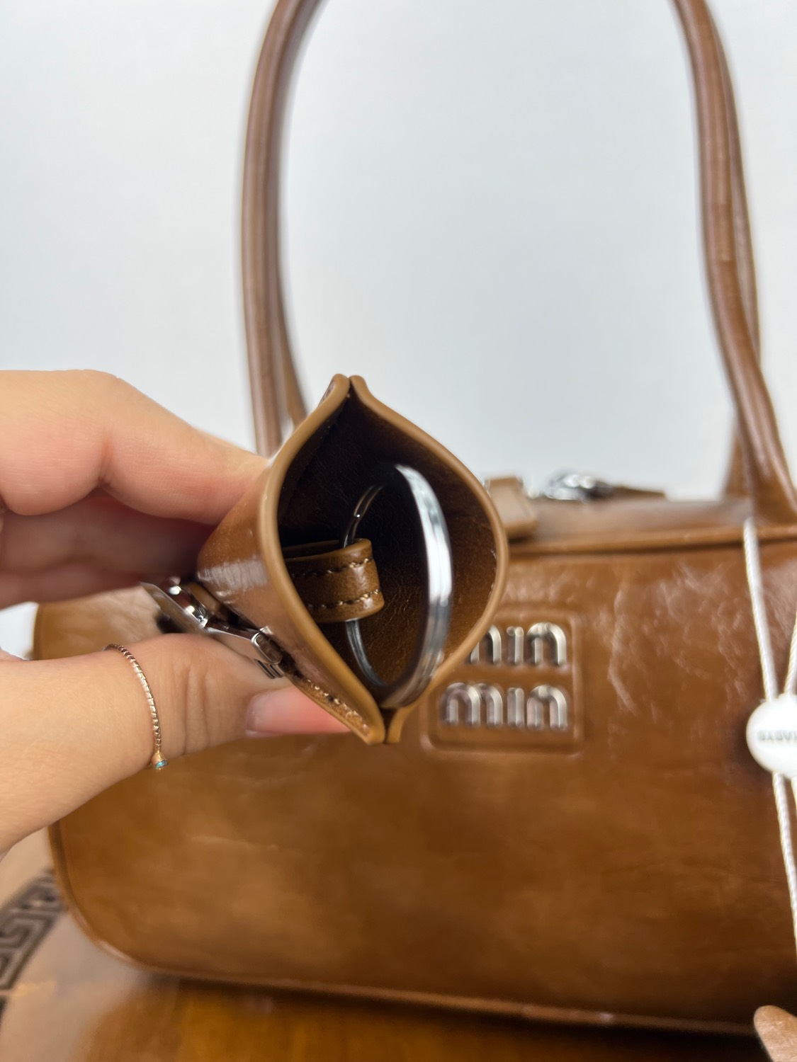 کیف برند LOHASYS (miu miu) رنگ قهوه ای - Image 6