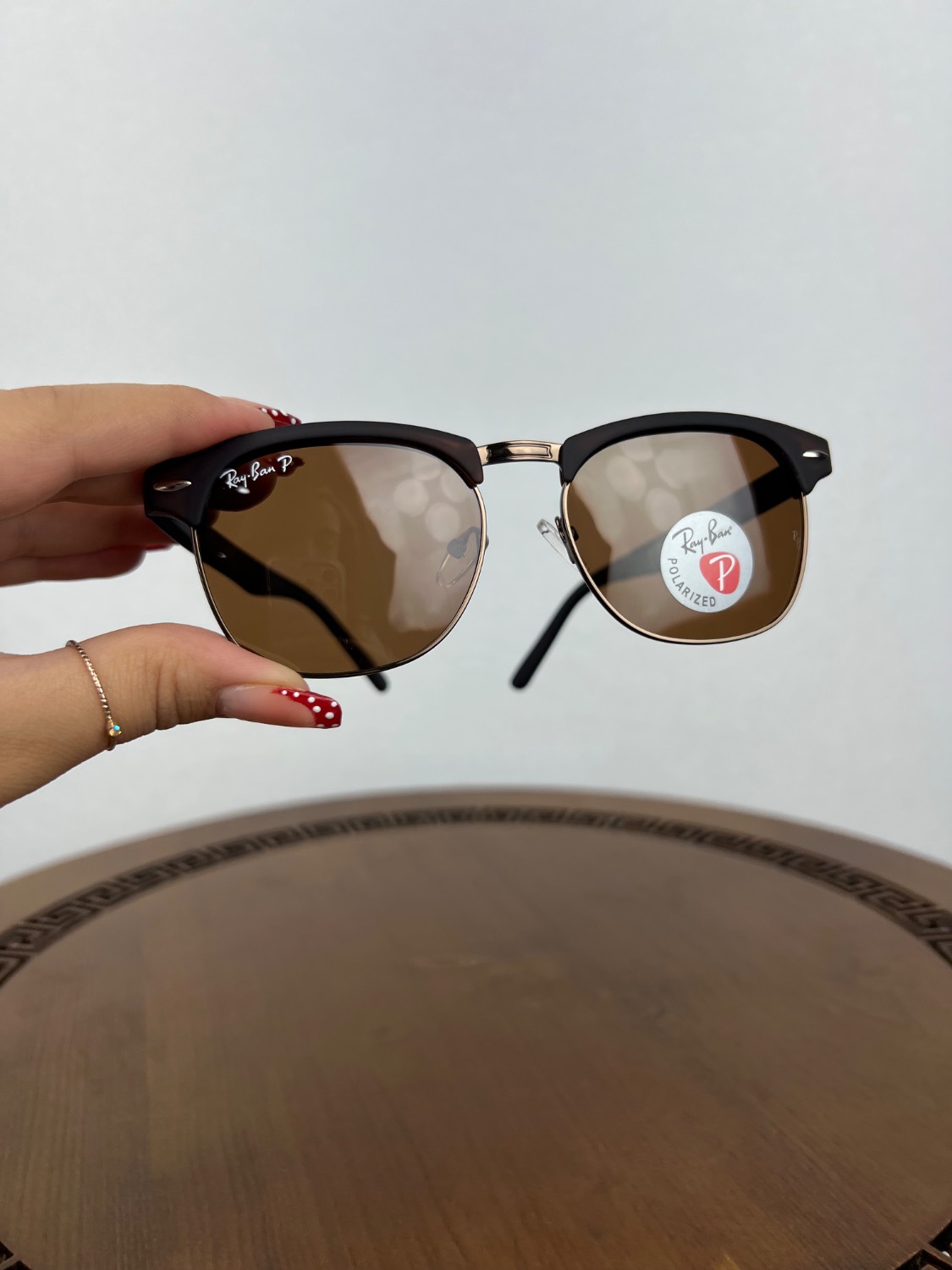 عینک برند Ray.Ban قهوه ای - Image 2