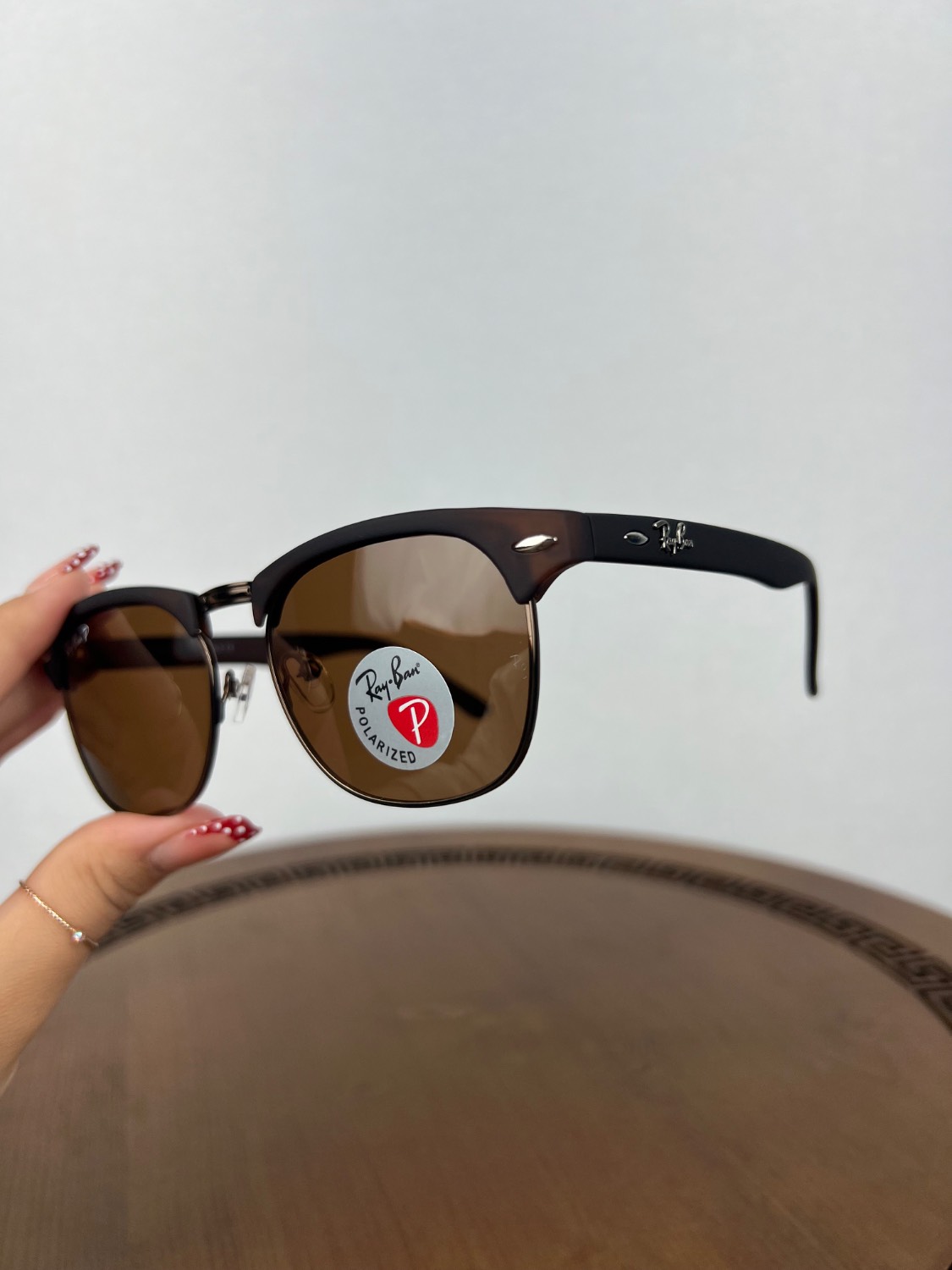 عینک برند Ray.Ban قهوه ای