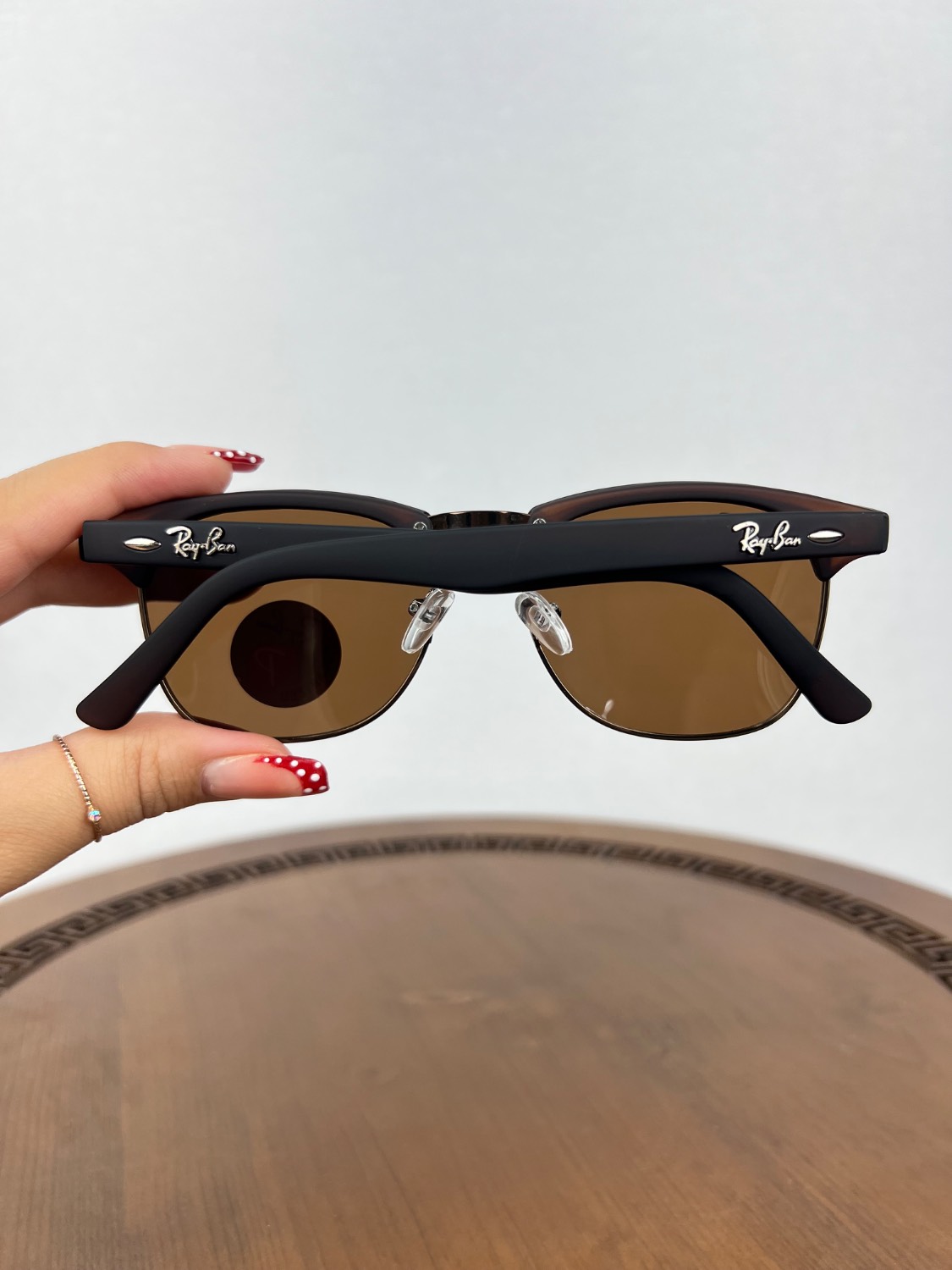 عینک برند Ray.Ban قهوه ای - Image 3