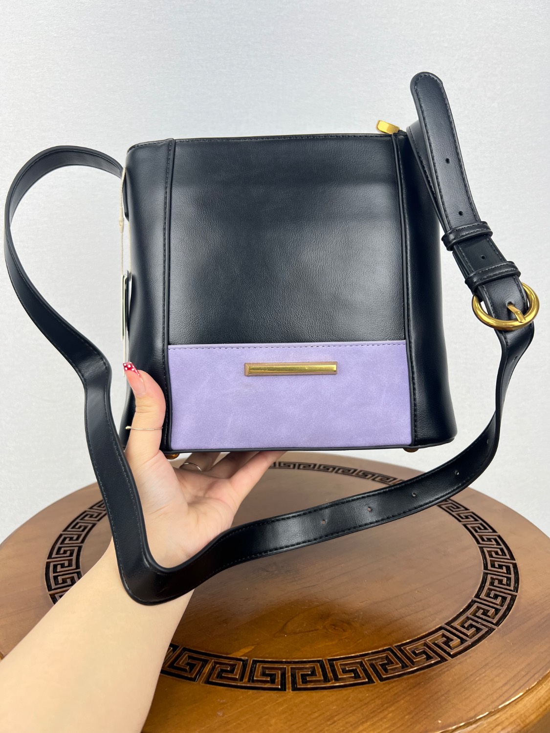 کیف دوشی استوانه ای (HY) مشکی